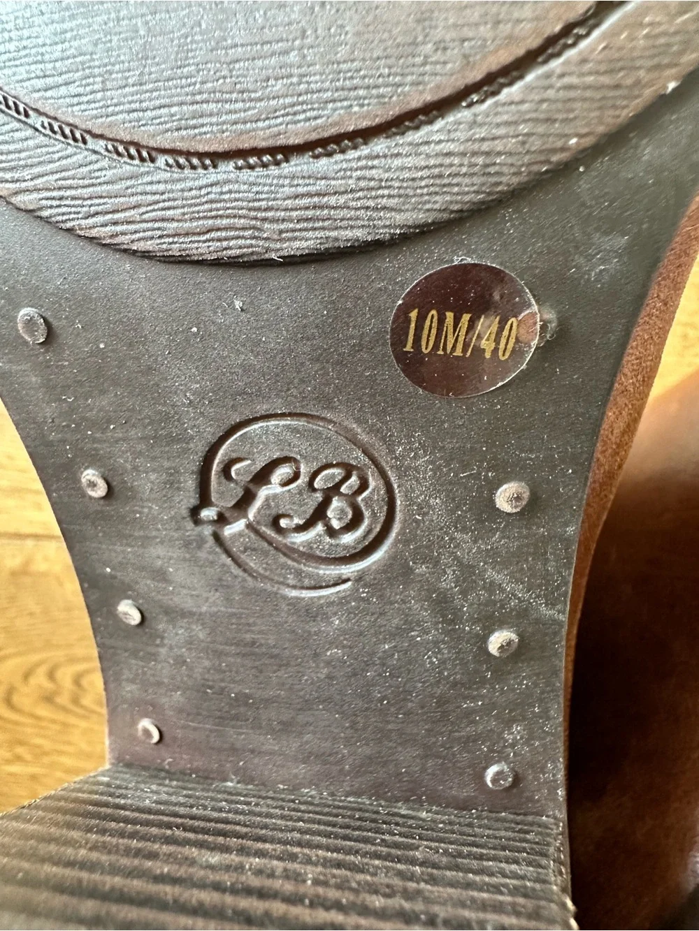 New Lucky Brand Eesa Brown Leather Booties Sz 10